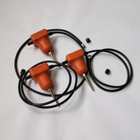 Cable blindado coaxial vertical de 2Hz con geófono de un solo EG-2-II terminado con conector macho BNC Geófono sísmico de 2Hz