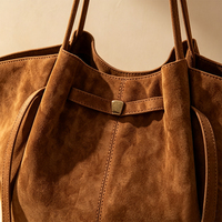 Sac à Main Pour Femme Daim Sac Ordinateur Vintage Grande Capacité MOQ Flexible Fournisseur OEM 2026