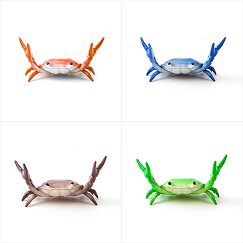3-Pack Brown Creative Crab Pen Holders - Cute Desk Organizer & Phone Stand - Novelty Office Decor & Gift Idea