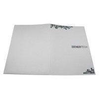 Carpeta de Presentación Promocional para Negocios, Impresa con UV, Papel de Arte de 300 g/m², Tamaño A4, Colores Surtidos, Logotipo Personalizado de Fábrica China, Venta Caliente, OEM