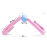 WOT FITNESS Leg Magic Cercle de fitness multifonctionnel en plastique EVA pour yoga, entraînement portable des muscles des jambes et des fessiers à domicile