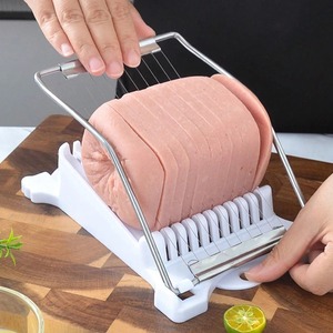 Trancheuse à jambon, coupe-lanières, trancheuse à œufs, diviseur de fruits en acier inoxydable, outil de cuisine domestique multifonctionnel, facile à nettoyer, tranchant - Product Image 5