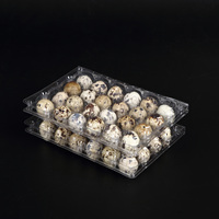 Nouvel Arrivage : Boîte et Carton d'Emballage pour Œufs de Caille en Plastique PET, Processus Blister 24 Alvéoles, Vente en Gros Direct Usine