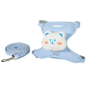 Laisse réglable pour chat, harnais de promenade mignon pour chaton, accessoires pour petits chiens. - Product Image 3