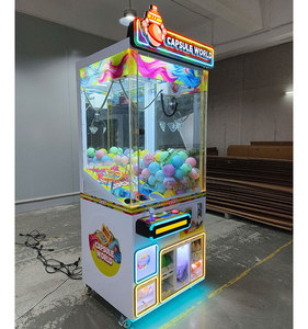 Leon Brand Durable Arcade Claw <strong>Machine</strong> for Children Coin Operated Plastic Construction 1 Year English Universal Plug Game - Product Image 4