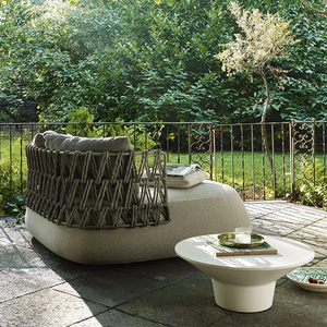 Chaises longues d'extérieur, mobilier de piscine, lit de repos en aluminium, mobilier de patio, chaise longue en corde, lit de repos en métal, mobilier d'extérieur, <span class=keywords><strong>transat</strong></span> - Product Image 4