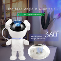 Mini Lampe de Nuit Intelligente ABS pour Projecteur, Enceinte Sonore à Brancher, Taille Moyenne, Télécommande, Effet Nuage et Lune