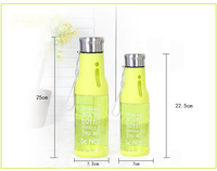 Bouteille d'eau de sport sans BPA, bon marché, avec logo personnalisé, en plastique, à boire directement, avec couvercle, pour la course à pied, pour enfants