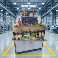 Machine automatique à grande vitesse pour la fabrication de bâtonnets glacés, destinée à l'emballage de jus de fruits et de sachets liquides