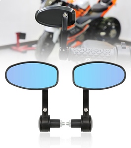 Rétroviseur de guidon universel en aluminium billet anti-éblouissement pour motos 7/8 pouces - Product Image 3