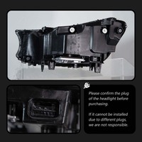 Faros Delanteros LED Estilo Láser CREULI para BMW Serie 7 G11 2016-2019, DRL, Señal de Giro, Proyector, Plug & Play