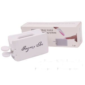 Boîte de rangement de poudre à <span class=keywords><strong>ongles</strong></span> blanche, en ABS blanc, réutilisable, boîte de stockage de poudre à <span class=keywords><strong>ongles</strong></span>, récipient de pigment de filtration Portable, 10 pièces - Product Image 4