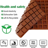 Ready Online 80 Cavities Square Silicon Mini Kuchen DIY Formen für die Schokoladen herstellung Kuchen Werkzeuge Silikon formen für die Kuchen dekoration