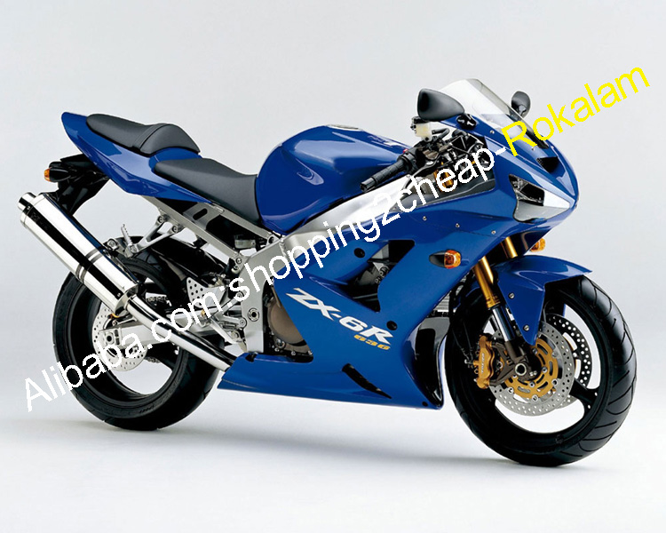 Blue Ninja Zx6r Blue Kawasaki 636 Ninja 2004 Amotopart 2003-2004
