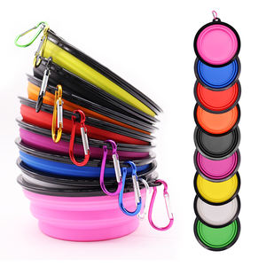 Tigela Portátil para Ração de Cães Ecológica de 350ml, Dobrável em Silicone TPE com Estilo Sólido e Amor, Tigela Plástica Colapsável para Animais de Estimação - Product Image 2