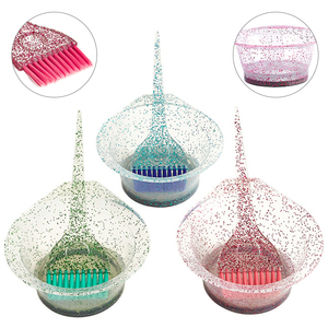 Pinceaux de teinture colorés en plastique bol à mélanger Pro Salon de <span class=keywords><strong>coiffure</strong></span> Salon outils de teinture faciles à nettoyer - Product Image 1
