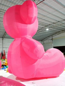 Orso Gonfiabile Personalizzato Rosa Carino per Pubblicità, Decorazione Eventi Natalizi, Pallone Gonfiabile a Forma di Orso - Product Image 6