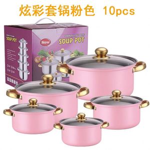 Lot de 10 ustensiles de cuisine en gros en stock en acier inoxydable pour la cuisson du lait et de la soupe - Product Image 5