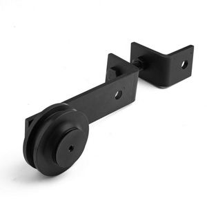 Kit de Herrajes WEKIS Duradero para Puertas Correderas Dobles Tipo Granero, Sistema de Riel Único, Incluye Tornillos de Acero y Latón para una Fácil Instalación - Product Image 4