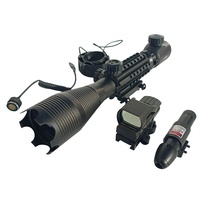Nouveau matériau Mini pointeurs laser 4-16x50 Telescopio Fishbone vue télescopique