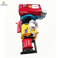 Treuil capstan 3T à essence, diesel ou électrique pour le tirage de câbles, la traction de cordes métalliques, l'érection de tours et les applications industrielles et de communication