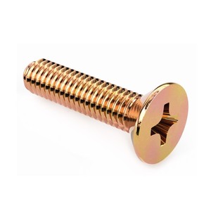 Vis à tête fraisée Phillips en acier au carbone zingué M2 M3 M4 M5 M6 M8 DIN965 pour la fixation d'équipements mécaniques - Product Image 2
