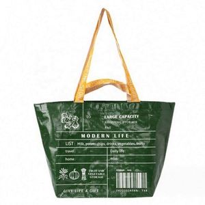 OEM Custom Multi-Color Waterproof Digital Printing Tote Shopping <b>Bag</b> <b>Foldable</b> Reusable Laminated PP Woven Wholesale Gift Logo - Product Image 4