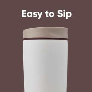 Vaso Térmico de Acero Inoxidable de Doble Capa de Gran Capacidad (12oz), Portátil para Auto, para Café, Apto para Exteriores, Mismo Modelo que los Tumblers - Product Image 4