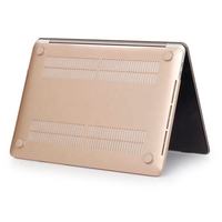 Étui de protection pour ordinateur portable en caoutchouc rigide de style peinture métallisée brillante de luxe pour macbook, étui personnalisé avec logo imprimé pour Macbook Pro 13