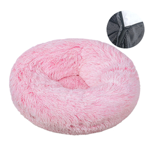 친환경 플러시 소재 대형 맞춤 디자인 세탁 가능한 고급스러운 대형 컬러풀 소프트 럭셔리 고양이/강아지 침대 도매 - Product Image 5