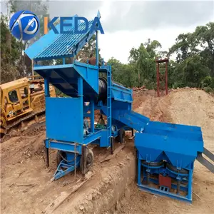 Keda Roccia oro separatore di lavaggio macchina per oro e diamanti di estrazione mineraria