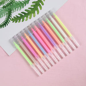 15 Couleurs Stylos Pastel Haute Brillance Noir Carte <span class=keywords><strong>Gouache</strong></span> Dessin Stylos Grande Capacité Manuel Marqueurs - Product Image 3