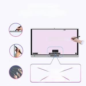86 Inch Interactive Whiteboard with Built-in 4K AI Camera Auto Voice Tracking 8GB+128GB LED for Boardroom & <b>Large</b> Classroom - Product Image 3