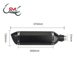 ท่อไอเสียมอเตอร์ไซค์อเนกประสงค์,สำหรับ <span class=keywords><strong>Benelli</strong></span> BN302 <span class=keywords><strong>TRK</strong></span> <span class=keywords><strong>502</strong></span> KTM Duke 390 - Product Image 2