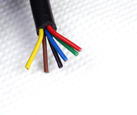 Kabel Berselubung UL2464 30 28 26 24 22 20 18 16AWG Kabel Sinyal Tembaga 2 3 4 5 6 7 8 9 10 Core Kabel Audio Elektronik Lembut