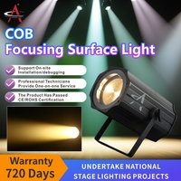 Luz Fresnel con Zoom COB de 200W 6-50 °   Luz de Superficie LED con Zoom Electrónico y Enfoque DMX512, Foco de Estudio para Teatro y Estudio de TV