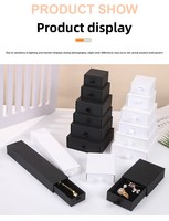 Boîtes en papier de luxe en gros, boîtes à bijoux rigides, boîte cadeau pour collier, emballage personnalisé haut de gamme, emballage personnalisé avec logo, boîte cadeau