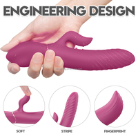 Leiser Rosen-Vibrator für Frauen 9-Frequenz Saug-Masturbationsspielzeug