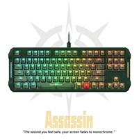 Teclado para Juegos Flux 87 Negro, Mecánico, con Cable, Retroiluminación RGB, Efecto Hall, Magnético, Diseño ANSI, Interruptores DarkBeacon, USB-C