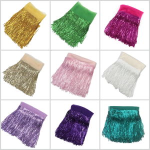 Hojas populares Lentejuelas Borla Tul Encaje Ajuste Ropa étnica Vestido Encaje decorativo Recorte Cintas para prendas Cintas para fiestas - Product Image 5