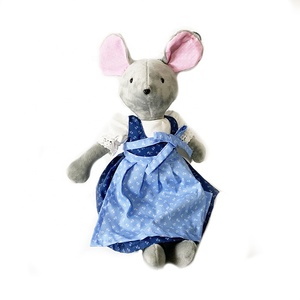 Bán Buôn Chất Lượng Cao Nhồi Bông Dễ Thương Sang Trọng Đồ Chơi Chuột <span class=keywords><strong>Mickey</strong></span> Chuột Đồ Chơi Sang Trọng Với In Ấn Quần Áo Và Váy - Product Image 5