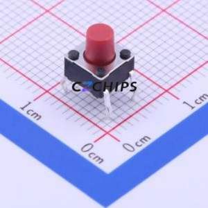 PTS645SK702LFS Tactile Switch Through hole Component THT-4P,6x6mm Switch Single Pole Single Throw Round Button Through Hole 6mm - Product Image 1