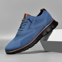 Chaussures décontractées en tricot pour hommes, baskets respirantes grandes tailles 36-50, légères, antidérapantes, pour l'été, vente en gros d'usine
