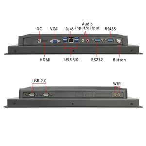 Panneau PC intégré à écran tactile de 21.5 pouces J4125 J6412 I3 I5 I7 processeur 16G DDR4 PC tactile industriel 500/1000nits tout en un PC - Product Image 3