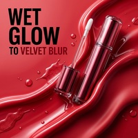 Gloss à lèvres et rouge à lèvres : estompe les ridules, texture velours légère, maquillage des lèvres vibrant, hydratant et longue tenue, marque privée