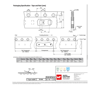 742692003 Perla di <span class=keywords><strong>ferrite</strong></span> WE-TMSB per soppressione 120 Ohm 200mA Wurth Elektronik su bobina per sistemi elettronici automobilistici - Product Image 5