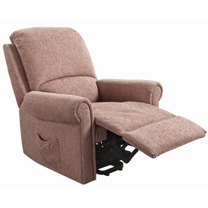 Ensemble de chaise de cinéma maison en tissu de lin bon marché canapé inclinable avec ascenseur électrique et accoudoir - Product Image 1