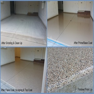 <b>Yellow</b> and Black Best Epoxy Flake Color Epoxy Floor Coating Flakes for Sale - Product Image 5