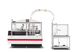 Máquina Formadora de Vasos de Papel de Alta Velocidad DM-130S con Motor y Rodamientos 220V/380V para Uso Doméstico y Hoteles - Product Image 2