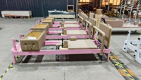 Meilleure machine Reformer avec barre de repose-pieds réglable, équipement de studio de Pilates en aluminium blanc, capacité 200 kg